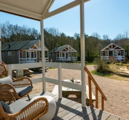 Strandhuisje veranda